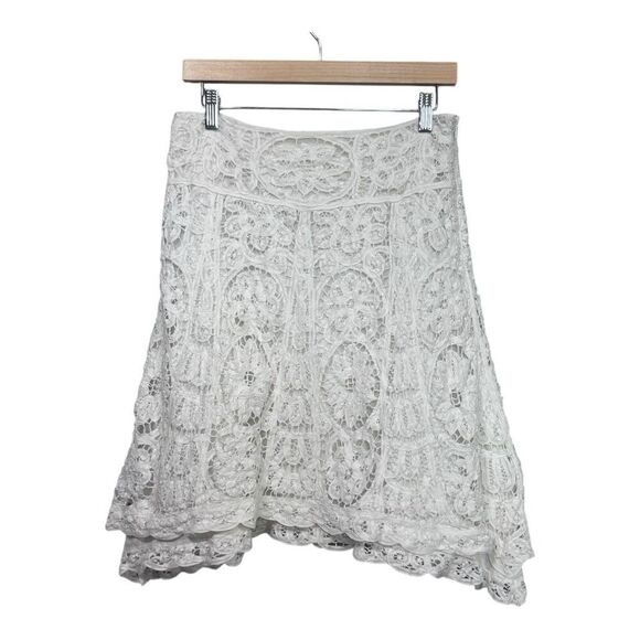 Banana Republic linen blend skirt size 6 petite - Picture 1 of 8